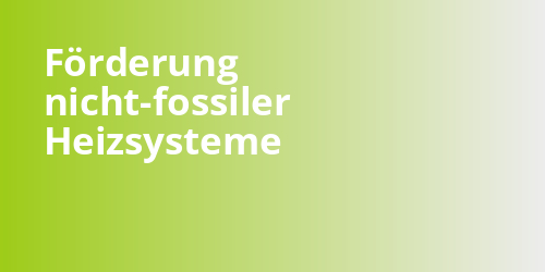 Förderung nicht-fossiler Heizsysteme - photovoltaik.sh